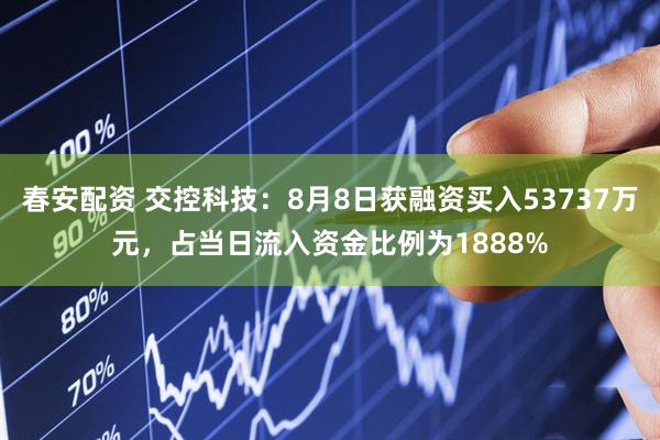 春安配资 交控科技：8月8日获融资买入53737万元，占当日流入资金比例为1888%