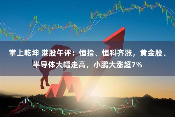 掌上乾坤 港股午评：恒指、恒科齐涨，黄金股、半导体大幅走高，小鹏大涨超7%
